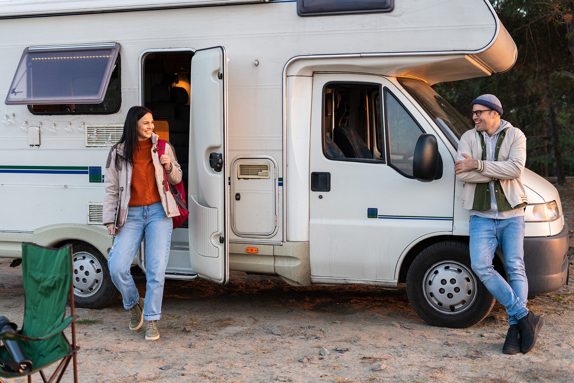 Camper uit de stalling, klaar voor een nieuw seizoen